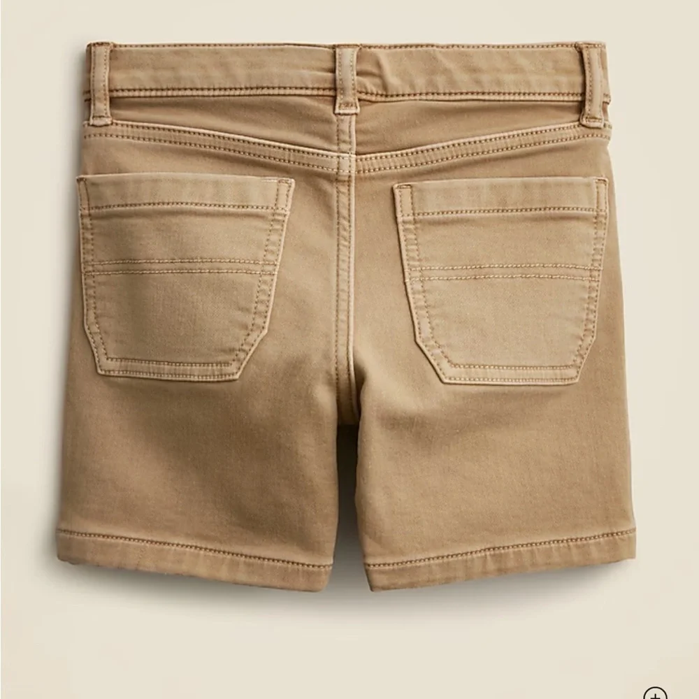 J crew Kids' garment-dyed stretch jean short